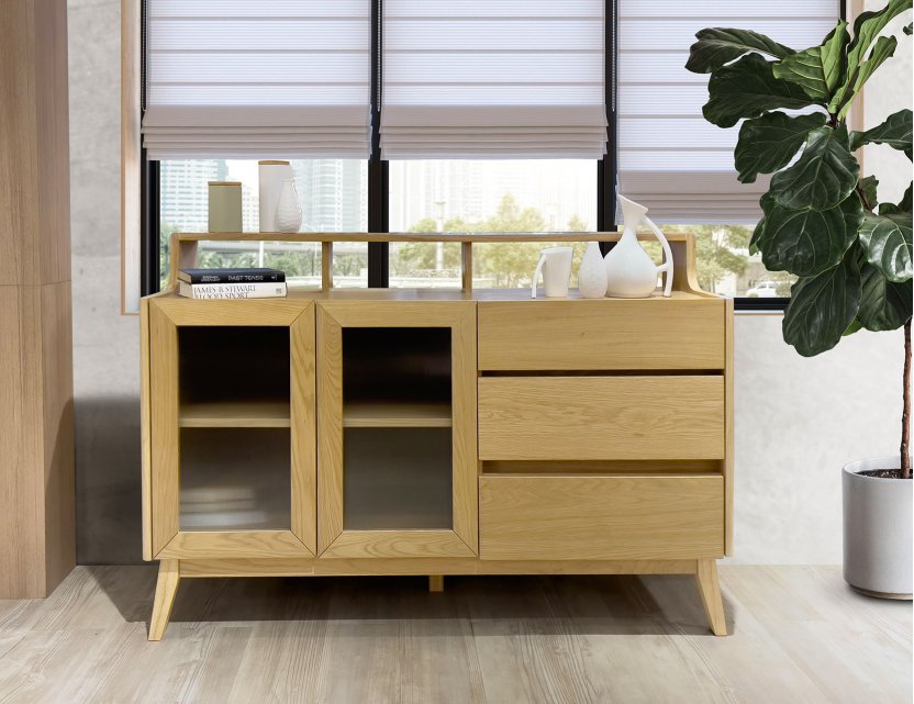 Solid deals timber sideboard